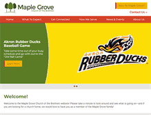 Tablet Screenshot of maplegrovecob.org